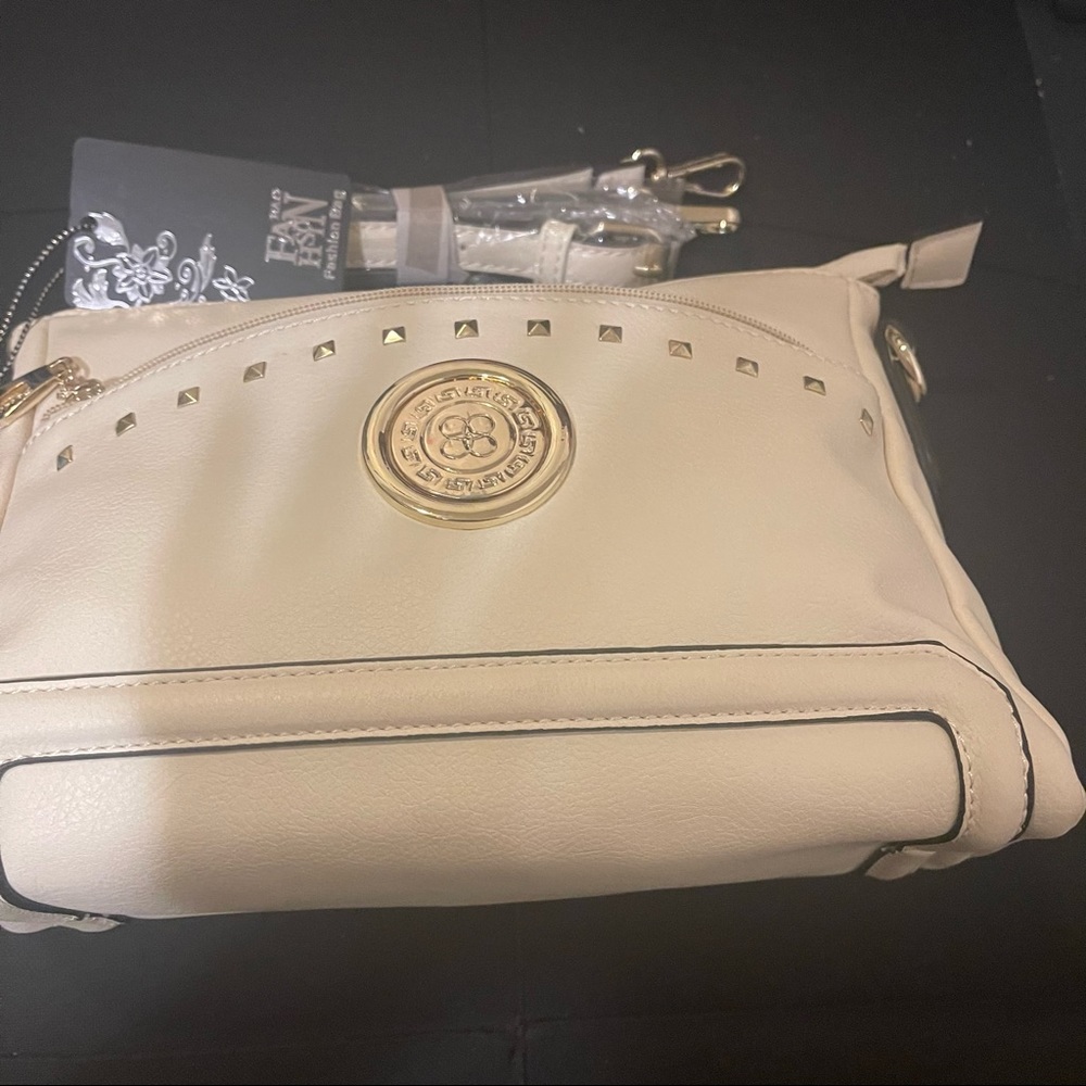 NWT Cream Fashion Bag